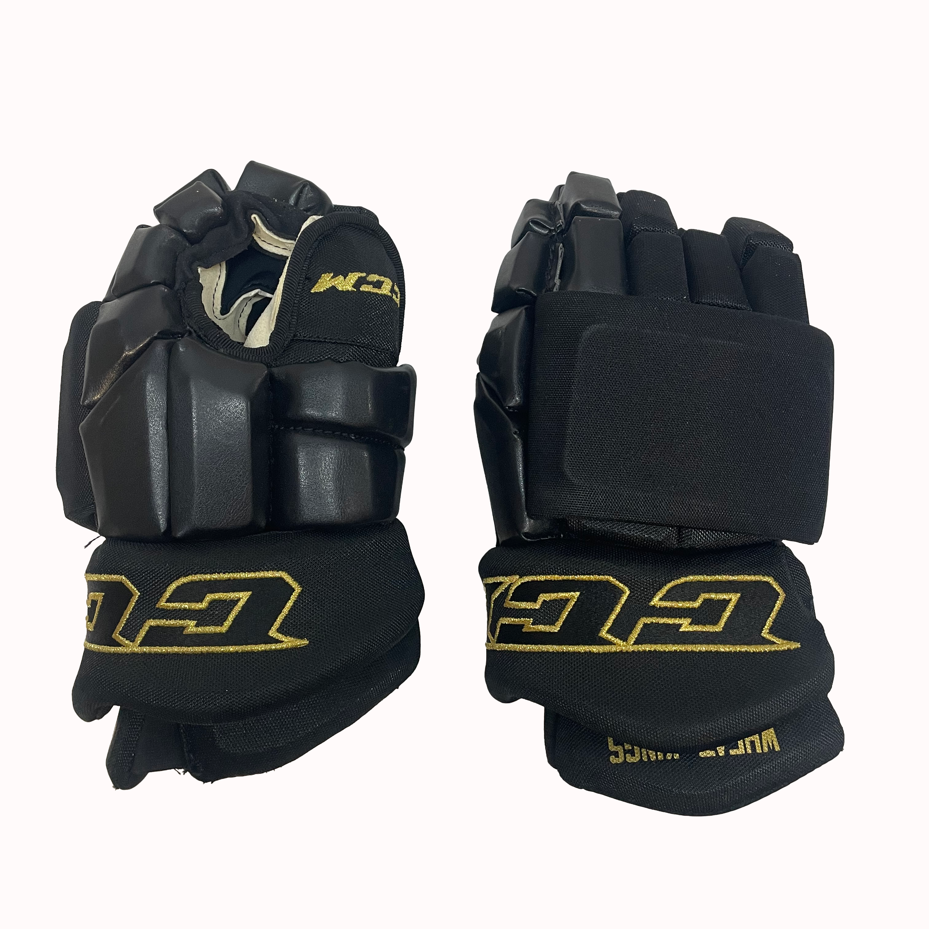 CCM HG42PP - WHL Pro Stock Hockey Glove (Black/Gold)
